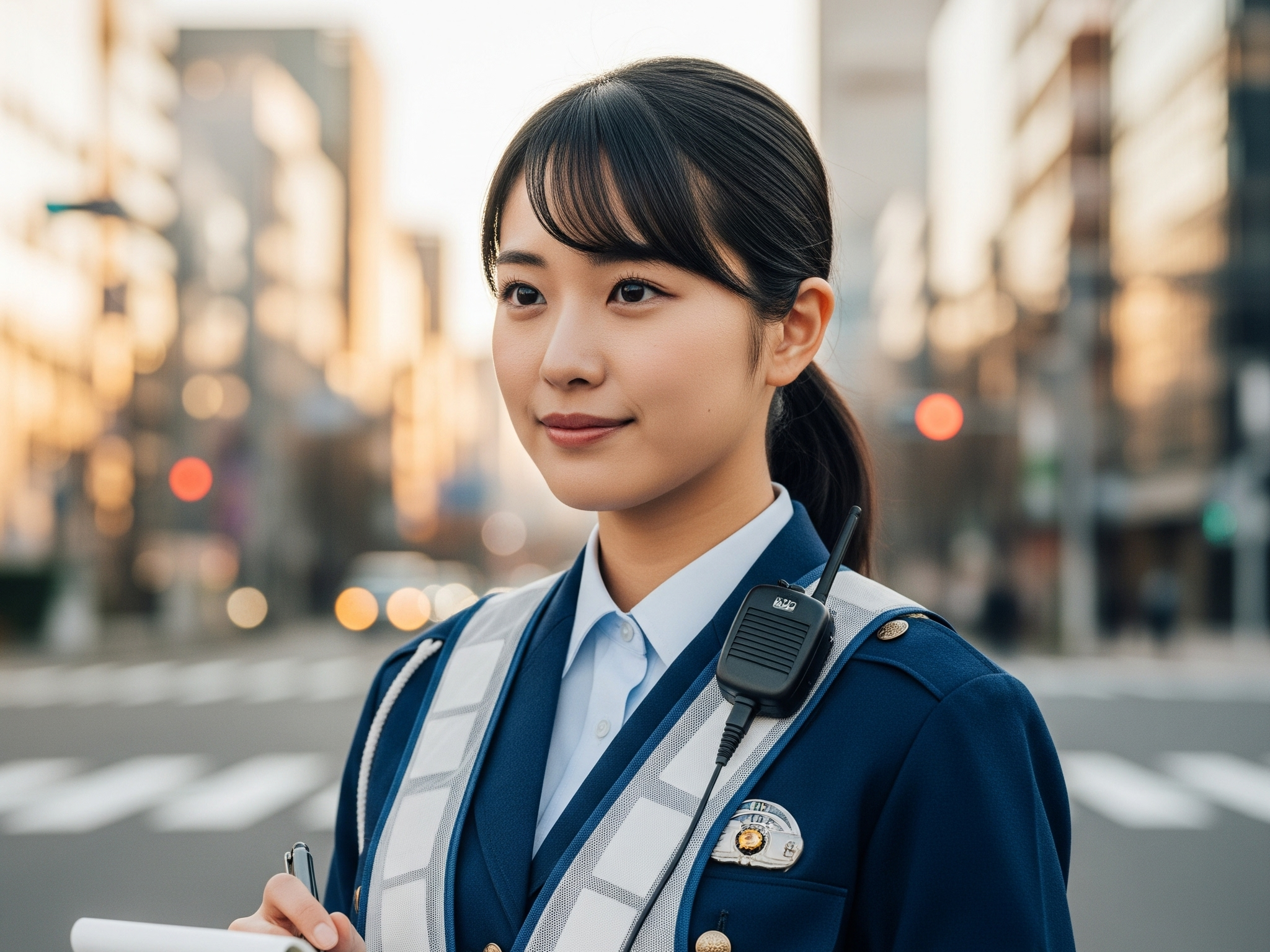 警察官の女性の画像